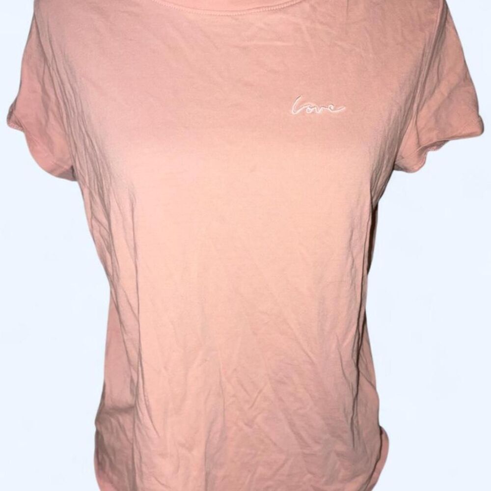 H-m Women's Pink and Orange T-shirt
